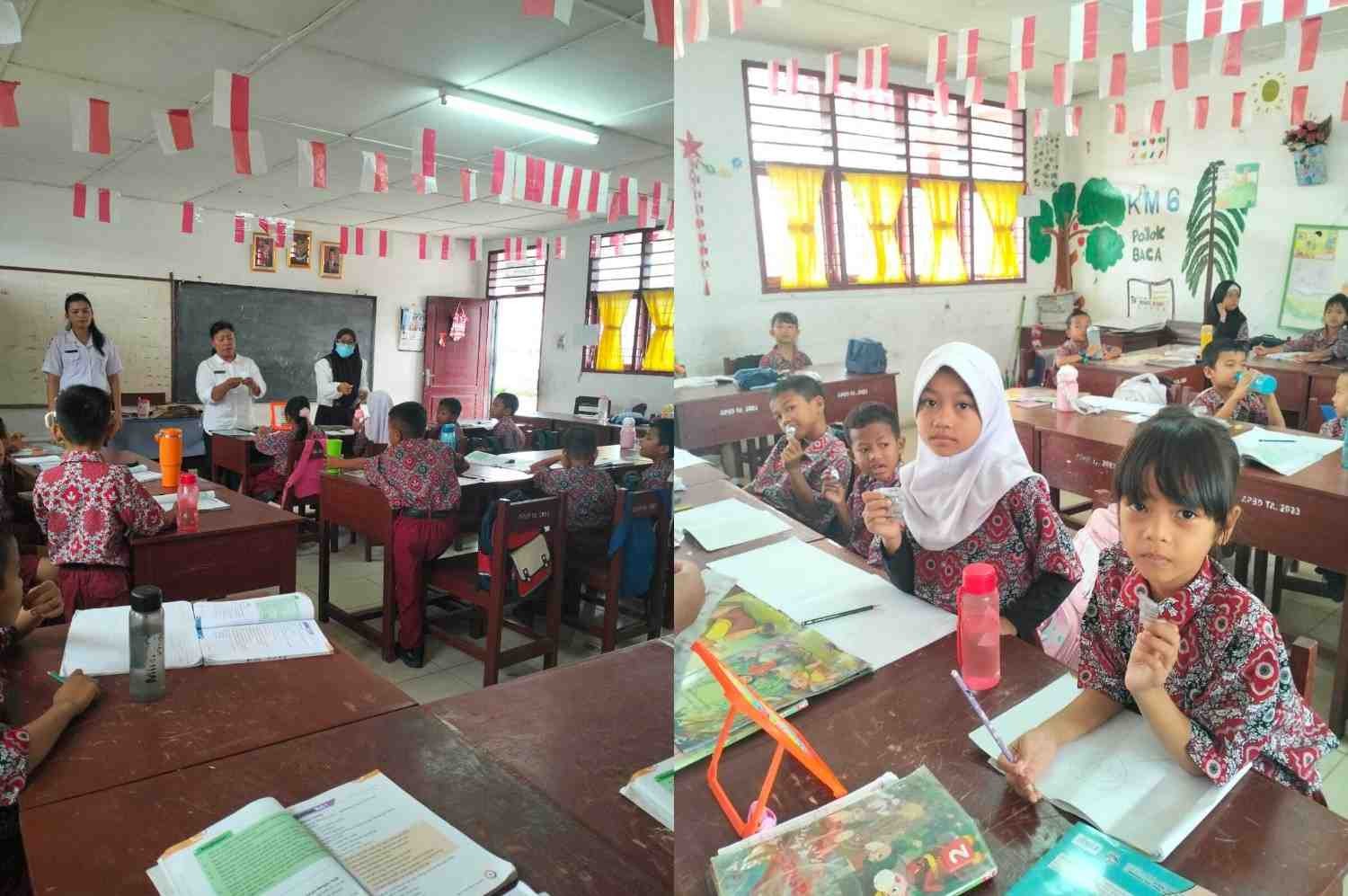 Kegiatan Pemantauan Dan Tindak Lanjut Penyakit Menular (Pemberian obat POPM) Kecacingan Tentang Pemb