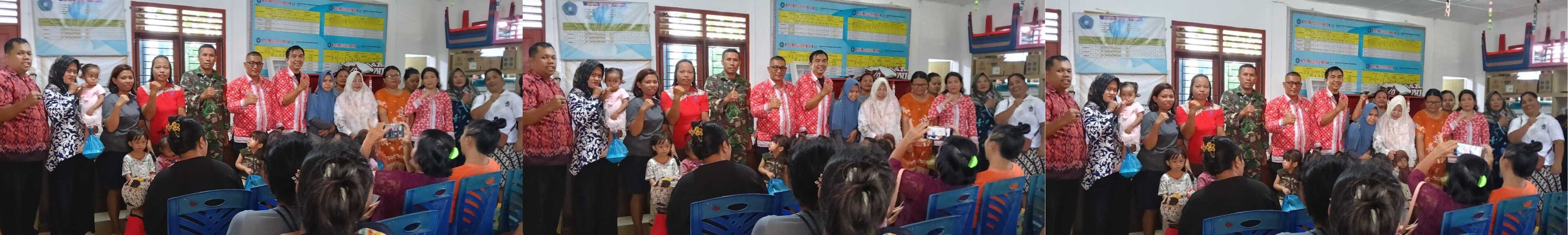 LAUNCHING PMT PEMULIHAN KEPADA BALITA DAN BUMIL KEK.. DI AULA KANTOR LURAH KELURAHAN BP NAULI.